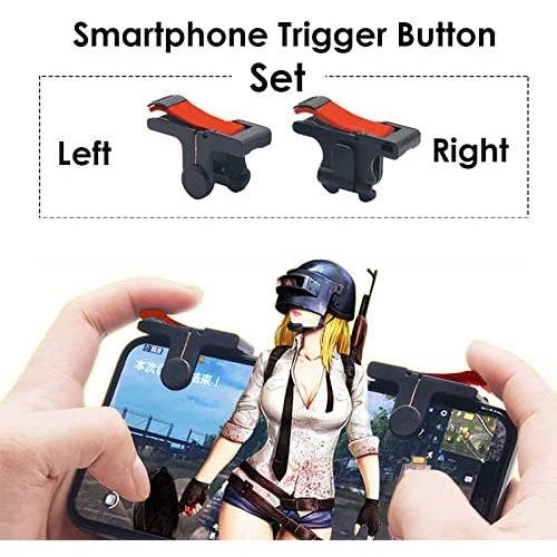 OUYAWEI Gaming Trigger L1R1 Mobile Phone Aiming Fire Button Shooter Controller for PUBG