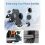 andobil Bike Phone Mount, Ultimate Easy Clamp Cell Phone Holder for Mountain Road Bicycle Motorcycle Handlebars Compatible with iPhone SE 11 Pro Xr Xs Max X 8 Plus, Galaxy S20 S10 Note10 and More andobil Bike Phone Mount, Ultimate Easy Clamp Cell Phone Holder for Mountain Road Bicycle Motorcycle Handlebars Compatible with iPhone SE 11 Pro Xr Xs Max X 8 Plus, Galaxy S20 S10 Note10 and More
