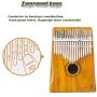 EastRock Kalimba 17 Keys Thumb Piano, with EVA High-Performance Protective Box and Hand-Rest Curve Design Kalimba,Easy to Learn Portable Instrument Gifts for Kids Adult Beginners(Mbira Acacia/Koa)