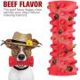 VANFINE Dog Squeaky Toys Almost indestructible Tough durable dog toys dog chew toys for large dogs aggressive chewers squeaky toys for dogs Stick Squeaker Puppy Chew Toys with Non-Toxic Natural Rubber