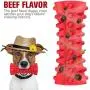 VANFINE Dog Squeaky Toys Almost indestructible Tough durable dog toys dog chew toys for large dogs aggressive chewers squeaky toys for dogs Stick Squeaker Puppy Chew Toys with Non-Toxic Natural Rubber