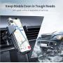 LISEN Phone Holder for Car, AUTO Locking Phone Mount Car with Hook Like Clip Air Vent Car Mount Universal Mobile Phone Holder Compatible with iPhone and All Other Smart Phone
