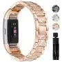 Valchinova Fitbit Charge 2 Band with Bling Rhinestone Adjustable Metal Fitbit Charge 2 Strap Bracelet Replacement Black Silver Rose Gold (Rose Gold) Valchinova Fitbit Charge 2 Band with Bling Rhinestone Adjustable Metal Fitbit Charge 2 Strap Bracelet Replacement Black Silver Rose Gold (Rose Gold)