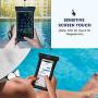 Mpow 084 Waterproof Phone Pouch Floating, IPX8 Universal Waterproof Case Underwater Dry Bag Compatible iPhone 11 Pro Max/XS Max/XR/X/8P/7P Galaxy S10/S9 Note 10/9 Google Pixel Up To 6.5" (Black+White)
