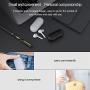 Wireless Earbuds Headset Bluetooth 5.0 TWS Noise Canceling Stereo Headphones for iPhone Android, Waterproof Touch Control Earphones with Charging Case (White)