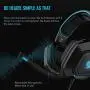 Sliq Gaming Scorpio Stereo Sound 50mm Gaming Headset/Headphone with Microphone/Mic for PC, PS4, Xbox One – in-line Audio Controls – LED – 3.5mm Input