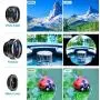 (2020 New) Phone Camera Lens, 198°Fisheye Lens, 15X Macro Lens and 0.63X Wide Angle (Screwed Together), Clip on Cell Phone Lens Kit for TIK Tok Video, Compatible with iPhone, Most Android Phones