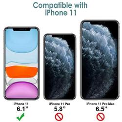 JETech Silicone Case for Apple iPhone 11 (2019) 6.1-Inch, Silky-Soft Touch Full-Body Protective Case, Shockproof Cover with Microfiber Lining (Blue)