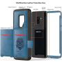 Galaxy S9 Plus Case,Slim Fit Premium Leather Samsung Galaxy S9 Plus Wallet Case Card Slots Shockproof Folio Flip Protective Defender Shells for Samsung Galaxy S9 Plus - Blue