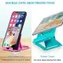 Phone Stands, 2Pack Cellphone Holder (4-7.9") Foldable Stands Multi-Angle for Desk Lightweight Desktop Dock Cradle Compatible for iPhone 11 Xs XR 8 Plus 6 7 6S X 5 Samsung Galaxy S10 S9 Google Pixel