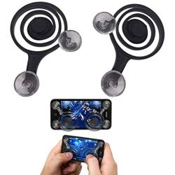 KSB Mobile Phone Game Joystick, Phone Game Rocker Touch Screen Joypad Tablet Controller.(2 Pcs)