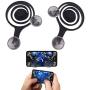 KSB Mobile Phone Game Joystick, Phone Game Rocker Touch Screen Joypad Tablet Controller.(2 Pcs)