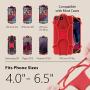 Universal Cell Phone Lanyard Case, Silicone Neck Strap Smartphone Case for iPhone 11 Pro Max XS XR X 8 7 6S Plus Samsung Galaxy S10 S9 S8 Note 10 9 Pixel 3 XL, Phone Tie Series (Black)