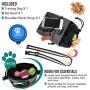 PetAmi Dog Treat Pouch | Dog Training Pouch Bag with Waist Shoulder Strap, Poop Bag Dispenser and Collapsible Bowl | Treat Training Bag for Treats, Kibbles, Pet Toys | 3 Ways to Wear