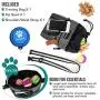 PetAmi Dog Treat Pouch | Dog Training Pouch Bag with Waist Shoulder Strap, Poop Bag Dispenser and Collapsible Bowl | Treat Training Bag for Treats, Kibbles, Pet Toys | 3 Ways to Wear