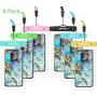 GLBSUNION Universal Waterproof Case, 6 Pack Cellphone Dry Bag Underwater Pouch with Neck Strap for iPhone 12 11 Pro Xs XR Max X SE Plus Galaxy up to 6.9", Phone Pouch for Beach Kayaking Travel Bath