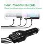 USB Car Charger, AI AIKENUO 48W Cars Adapter with Dual Ports Quick Charge 3.0, Fast Charging Auto Chargers for QC Devices, Android Phone,Samsung,iPhone,Tablets and More