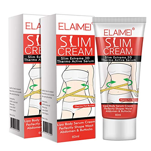 Hot Cream, Slim Cream, Cellulite Removal Firming Cream for Belly, Fat Burner - Thermogenic Weight Loss Break Down Fat Tissue, Perfectly Shape Thighs, Legs, Abdomen, Arms & Buttocks (red 2tube)