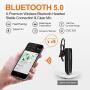 Link Dream Bluetooth Earpiece for Cell Phone Hands Free Wireless Headset Noise Cancelling Mic 24Hrs Talking 1440Hrs Standby Compatible with iPhone Samsung Android for Driver Trucker (2 Pack)