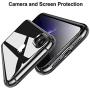 CANSHN iPhone XR Clear Case, Protective Heavy Duty Case with Soft TPU Bumper [Slim Thin] Case for iPhone XR 6.1 Inch (2018)-Black