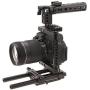 CAMVATE Camera Cage Rig Top Handle Tripod Mount Plate for Canon Nikon Sony Panasonnic(Black)