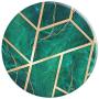 Grip Geometric Golden Marbled Green Chic Design PopSockets Grip and Stand for Phones and Tablets