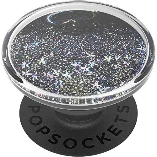 PopSockets: PopGrip with Swappable Top for Phones and Tablets - Starring Silver Tidepool PopSockets: PopGrip with Swappable Top for Phones and Tablets - Starring Silver Tidepool