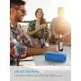 Anker Soundcore 2 12W Portable Wireless Bluetooth Speaker: Better Bass, 24-Hour Playtime, 66ft Bluetooth Range, IPX7 Water Resistance & Built-in Mic, Dual-Driver Speaker for Beach, Travel, Party- Blue