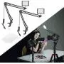 Neewer 2 Packs Dimmable 5600K Mini USB LED Video Light and Desktop Clamp Suspension Boom Scissor Arm Stand for LiveStreaming/Gaming/YouTube/TikTok Video/Fill Lighting/Photography Neewer 2 Packs Dimmable 5600K Mini USB LED Video Light and Desktop Clamp Suspension Boom Scissor Arm Stand for LiveStreaming/Gaming/YouTube/TikTok Video/Fill Lighting/Photography
