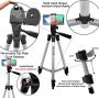 Acuvar 50" Inch Aluminum Camera Tripod with Quick Release + Universal Smartphone Mount for iPhone 11 Pro, 11 Pro Max, Xs, SE 2, Xr, X, 8, 8+, Pixel 3, XL, Android Note 10, S10, S20 & More Smartphones