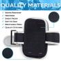 Sports Armband: Cell Phone Holder Case Arm Band Strap With Zipper Pouch/ Mobile Exercise Running Workout For Apple iPhone 6 6S 7 Plus Touch Android Samsung Galaxy S5 S6 S7 Note 4 5 Edge LG HTC Pixel