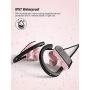 Pink Headphones, Otium Best Bluetooth Headphones Wireless Earbuds for Women Girls, Stereo Bass in-Ear IPX7 Waterproof Running Sports Earphones Pink Headphones, Otium Best Bluetooth Headphones Wireless Earbuds for Women Girls, Stereo Bass in-Ear IPX7 Waterproof Running Sports Earphones