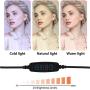 Ring Light with Stand, LED Selfie Ring Light YouTube Video Makeup Phone, 2020 Newest for YouTube Video/Photography (Black-12 Inch)