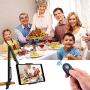 Bluetooth Camera Remote Shutter for Smartphones (2 Pack), zttopo Wireless Camera Remote Control Compatible with iPhone/Android Cell Phone - Create Amazing Photos and Selfies, Wrist Strap Included