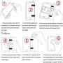 S10 Screen Protector Tempered Glass for Samsung Galaxy S10 Case Friendly 9H Hardness 3D Curved HD Coverage [Fingerprint ID Enabled] [Black] [2-Pack]