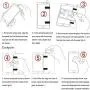 S10 Screen Protector Tempered Glass for Samsung Galaxy S10 Case Friendly 9H Hardness 3D Curved HD Coverage [Fingerprint ID Enabled] [Black] [2-Pack]