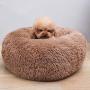 BODISEINT Modern Soft Plush Round Pet Bed for Cats or Small Dogs, Mini Medium Sized Dog Cat Bed Self Warming Autumn Winter Indoor Snooze Sleeping Cozy Kitty Teddy Kennel