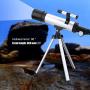 90x Astronomical Telescope, Refractor Tabletop Travel Kid Scope Telescope for Kids Sky Star Gazing & Birds Watching