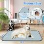 Deodorant Washable Dogs Pee Pads, Reusable Puppy Potty Mats for Pet Training, Whelping, Housebreaking, Incontinence, Travel, Playpen, Crate | Fast Absorption | Waterproof | 39.4" x 27.6" Extra Large