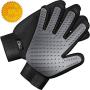 Pet Grooming Gloves Dog Brush & Cat Brush for Pets (Pair) – Easy, Machine Washable Deshedding Glove for Dogs & Cats Hair Removal – Dog & Cat Grooming Must-Have (One Size Fits All)