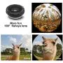 Phone Camera Lens,5 in 1 Cell Phone Lens Kit - 12x Telephoto Lens+4K HD Wide Angle Lens+Fisheye Lens+Macro Lenses(2ps) with Durable Aerospace Aluminum housing for iPhone and More Phone Camera Lens,5 in 1 Cell Phone Lens Kit - 12x Telephoto Lens+4K HD Wide Angle Lens+Fisheye Lens+Macro Lenses(2ps) with Durable Aerospace Aluminum housing for iPhone and More