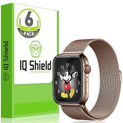 IQ Shield Screen Protector Compatible with Apple Watch Series 4 (40mm)(6-Pack)(Easy Install) Anti-Bubble Clear Film