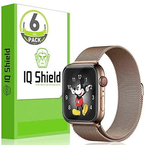 IQ Shield Screen Protector Compatible with Apple Watch Series 4 (40mm)(6-Pack)(Easy Install) Anti-Bubble Clear Film IQ Shield Screen Protector Compatible with Apple Watch Series 4 (40mm)(6-Pack)(Easy Install) Anti-Bubble Clear Film