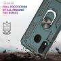 LeYi Samsung Galaxy A20/A30 Case (Not Fit A20S) with Tempered Glass Screen Protector, Military Grade Magnetic Car Mount Kickstand Defender Protective Phone Case for Samsung A20/ A30, Midnight Green
