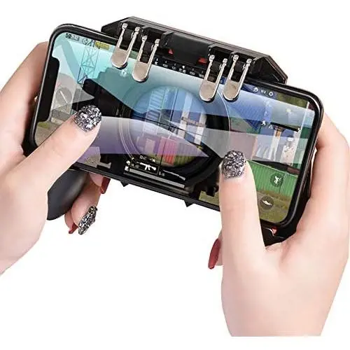 Mobile Game Controller for Android and iPhone LAOBAN Gamepad with Trigger Joystick for PUBG, Fornite, Knives Out, Rules of Survival Mobile Game Controller for Android and iPhone LAOBAN Gamepad with Trigger Joystick for PUBG, Fornite, Knives Out, Rules of Survival
