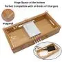 Pezin & Hulin Bamboo Charging Station Holder with 5 Port USB Charger, Watch Stand, 5 x Charge Cable, Wood Docking Stand Electronic Organizer for Multiple Devices, Phones, Tablets, Laptop and More Pezin & Hulin Bamboo Charging Station Holder with 5 Port USB Charger, Watch Stand, 5 x Charge Cable, Wood Docking Stand Electronic Organizer for Multiple Devices, Phones, Tablets, Laptop and More