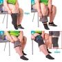 BraceAbility Plus Size Neoprene Knee Sleeve | XXXL Obesity Compression Support Brace for Bariatric Women & Men with Big Thighs & Arthritis Joint Pain (3XL)