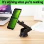 KSACLE Car Phone Mount, Phone Holder Pop Car Mount Air Vent Out Stand Car Mount, Universal Phone Holder for Car, 360 Degrees Dashboard Desk Wall Bracket for GPS Navigation and Any Smartphones
