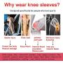 Copper Knee Brace for Arthritis Pain and Support-Copper knee sleeve Compression for Sports, Workout,Arthritis Relief-Single(XL)