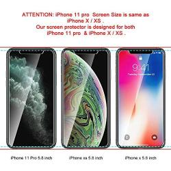 [3 Pack] LK Screen Protector for iPhone Xs/iPhone X/iPhone 11 Pro 5.8" Tempered Glass (Alignment Frame Easy Installation) Case Friendly, 9H Hardness,HD Clear, Bubble Free